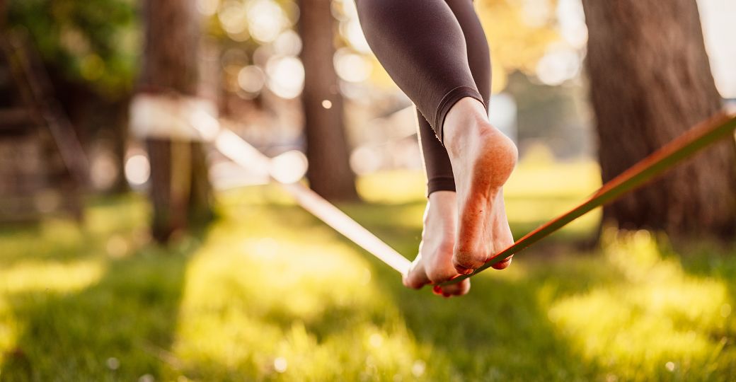 Allenamento con la Slackline: Equilibrio e Core Stability